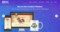 Desktop Screenshot of grcwebdesign.com